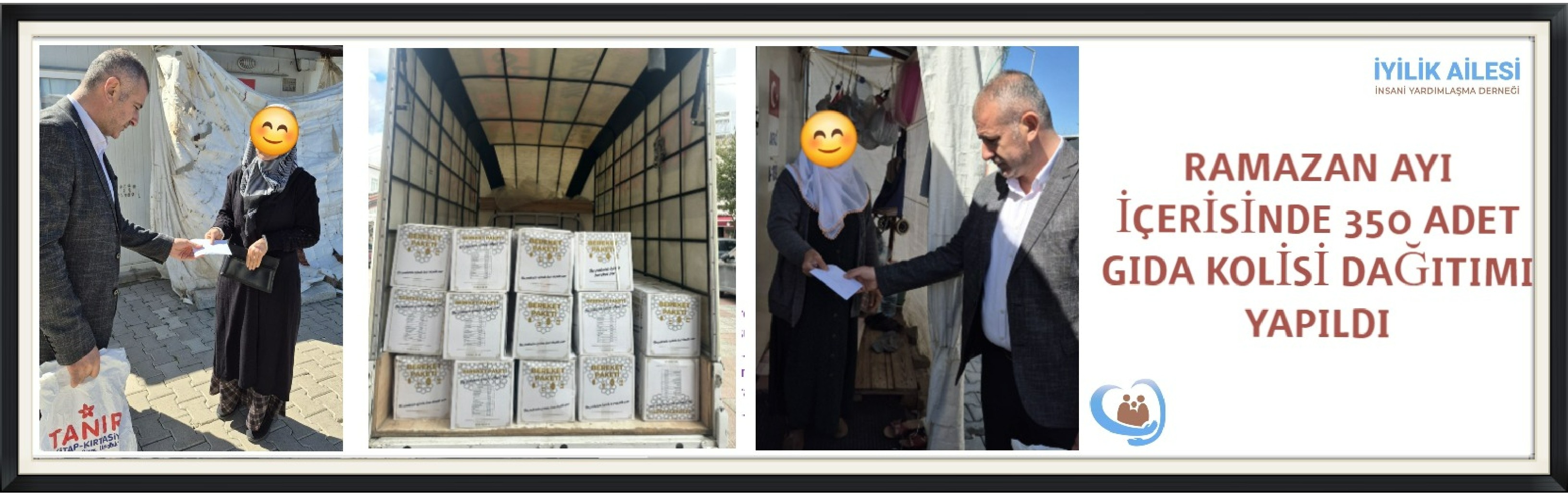 350 ADET GIDA KOLİSİ DAĞITIMI 