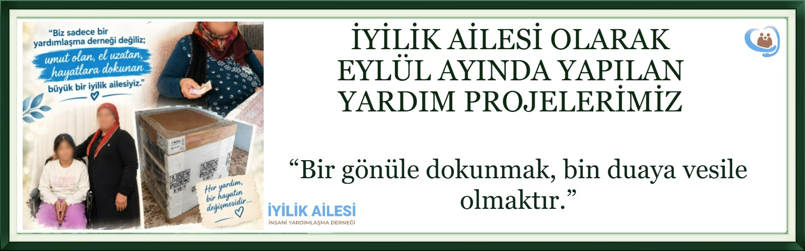 EYLİL AYI YARDIMLAR 